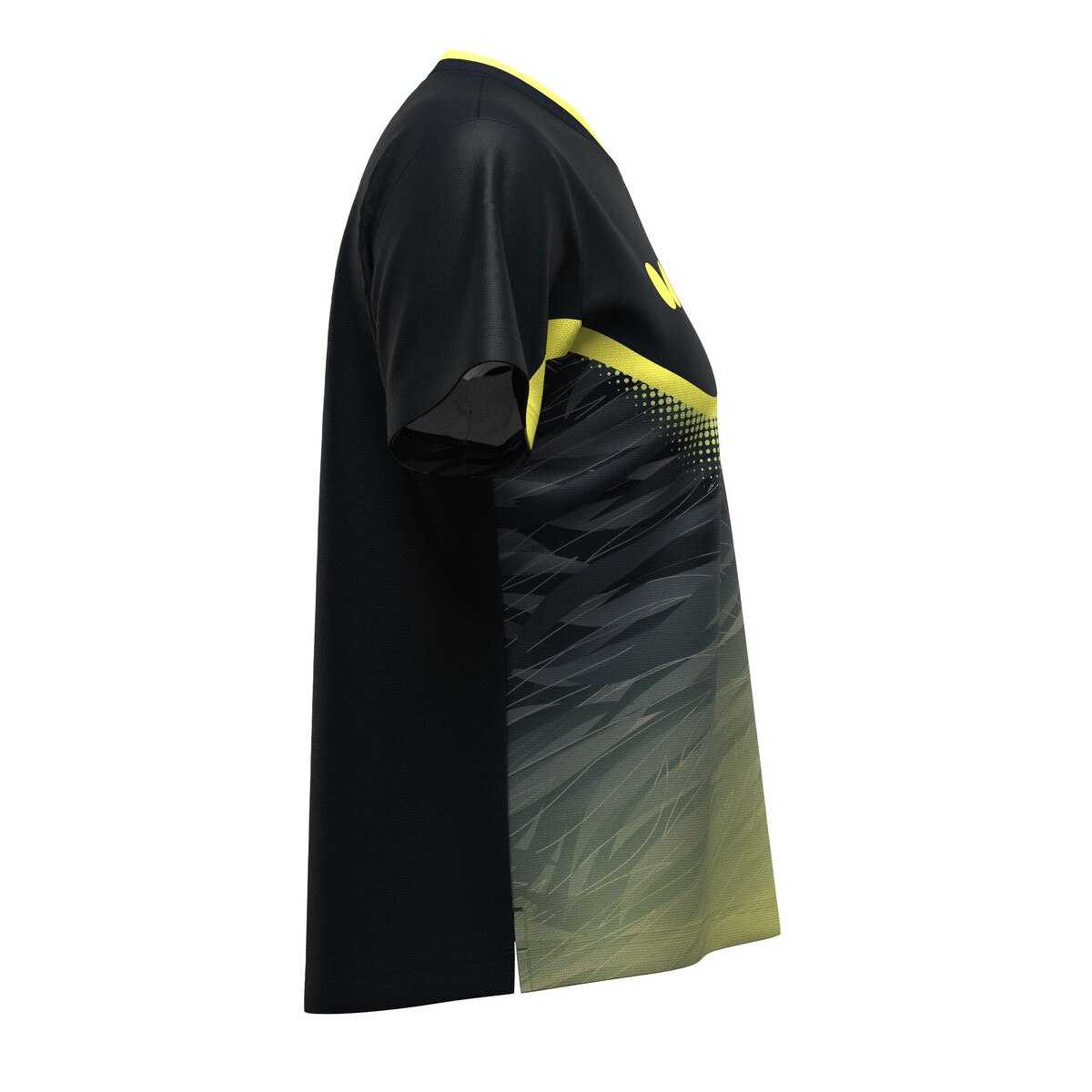 Butterfly Laulie Lady Table Tennis Shirt - Black - Right Side